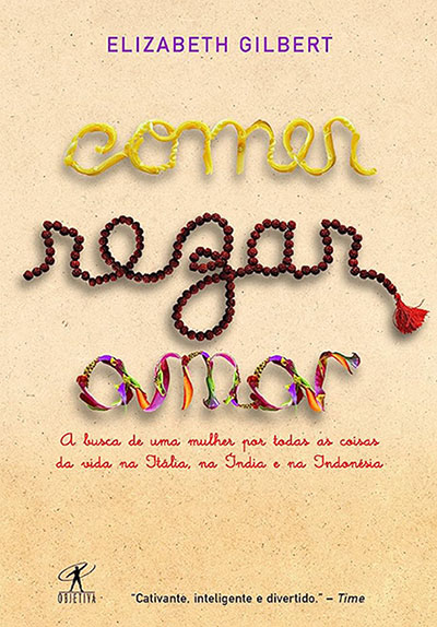 Capa do livro Comer, Rezar, Amar